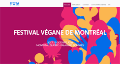 Desktop Screenshot of festivalveganedemontreal.com