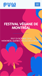 Mobile Screenshot of festivalveganedemontreal.com