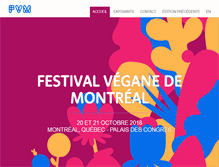 Tablet Screenshot of festivalveganedemontreal.com